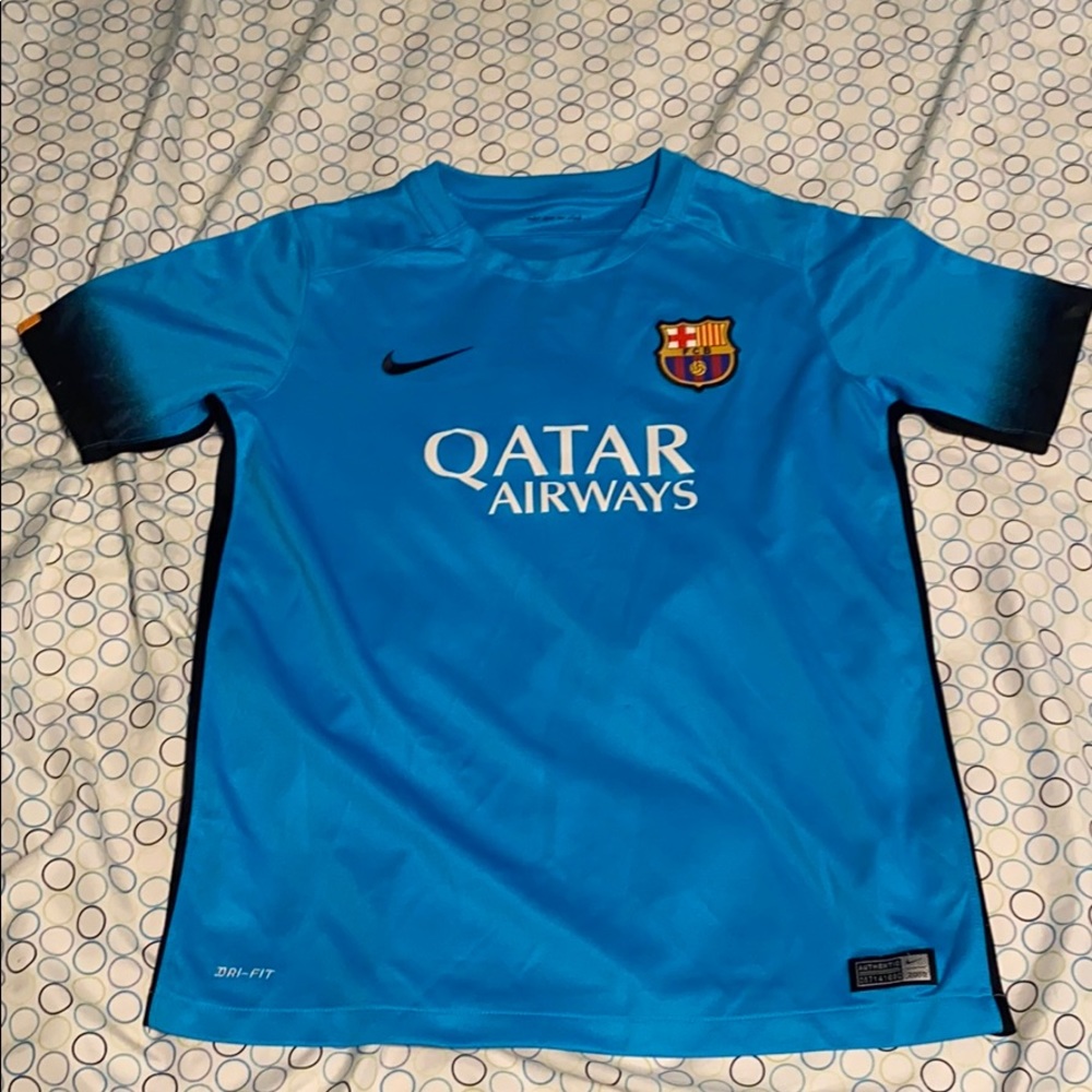 Boys Barcelona soccer jersey